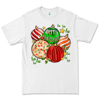 White merry christmas tree ball Premium Tee - MaliasSmallBusiness