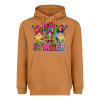 Meerkat Hello summer Gnome Heavyweight Hoodie - CowhideDigitalArt