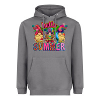 Storm Hello summer Gnome Heavyweight Hoodie - CowhideDigitalArt