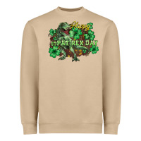 Happy St. Patrick's Day T-rex Heavyweight Sweatshirt | Teevron