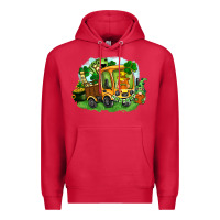 Cardinal truck saint patrick's day Premium Hoodie - FaDigitalArtStudio