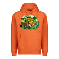 Carrot truck saint patrick's day Premium Hoodie - FaDigitalArtStudio