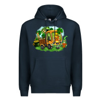Navy truck saint patrick's day Premium Hoodie - FaDigitalArtStudio