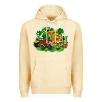 Pina Colada truck saint patrick's day Premium Hoodie - FaDigitalArtStudio
