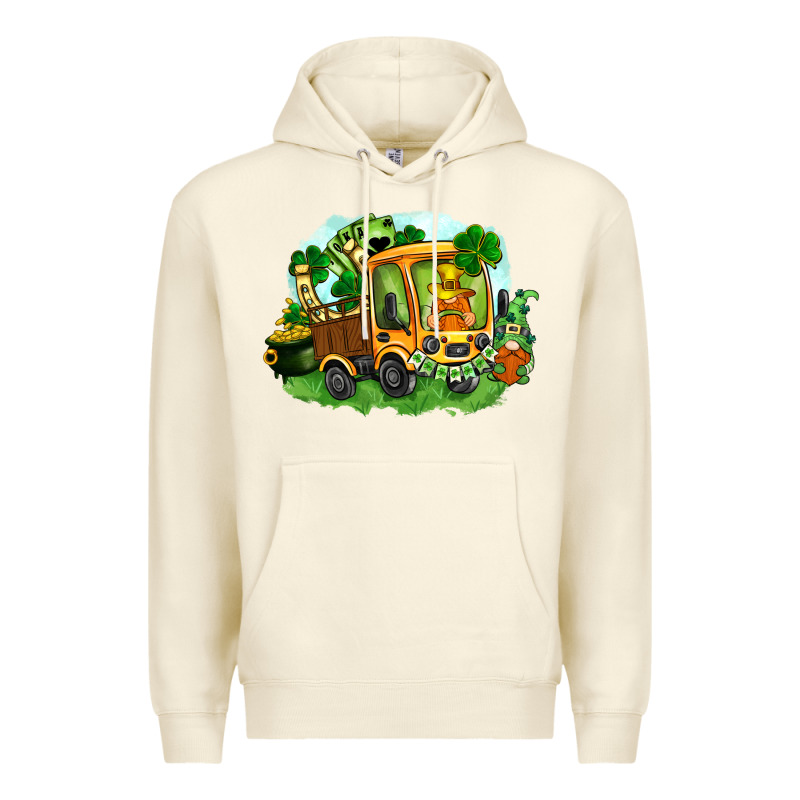 Truck Saint Patrick's Day Premium Hoodie by FaDigitalArtStudio | Teevron