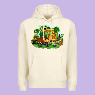 Truck Saint Patrick's Day Premium Hoodie Designed By Fadigitalartstudio