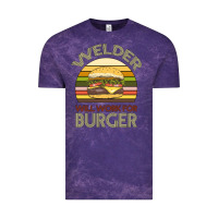 Cloud Purple Welder Wıll Work For Burger Vintage Tee - Bettercallsaul