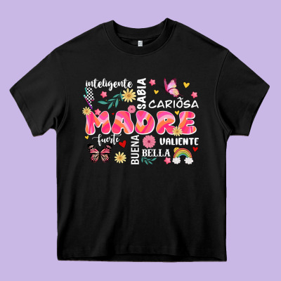 Ella Es Mama Heavy Core Tee Designed By Jahusdesignshop