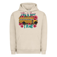 Pigment French Oak this is how i roll school bus Urban Hoodie - Artiststas