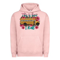 Pigment Salmon this is how i roll school bus Urban Hoodie - Artiststas