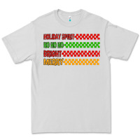 Dove Grey holiday spirit hohoho bright merry Premium Tee - MaliasSmallBusiness