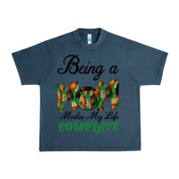 Midnight Navy Being A Mom Makes My Life Complete For dark Urban Heavy Tee - Bettercallsaul