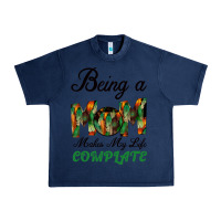 Navy Being A Mom Makes My Life Complete For dark Urban Heavy Tee - Bettercallsaul