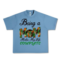 Pebble Blue Being A Mom Makes My Life Complete For dark Urban Heavy Tee - Bettercallsaul