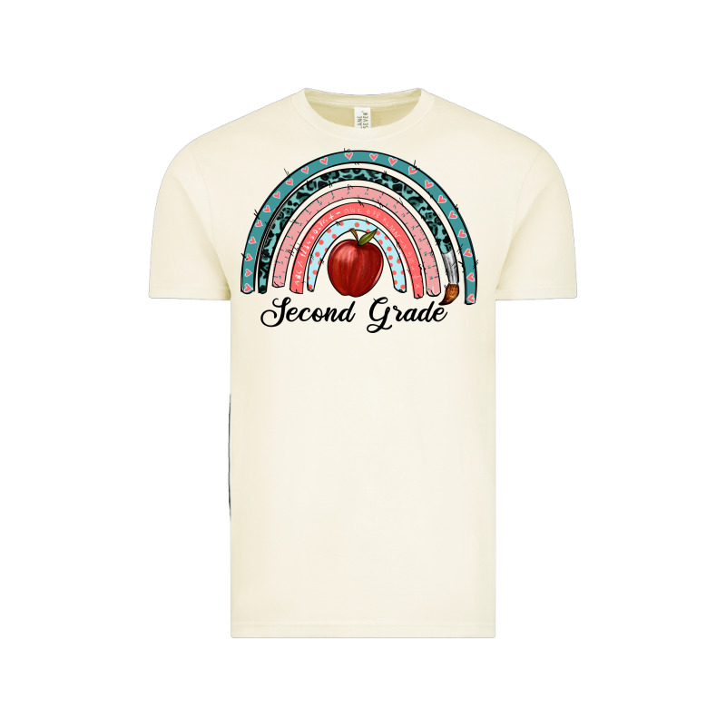 Second Grade Rainbow Vintage Tee by RanaPortraitStore | Teevron