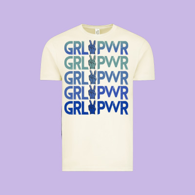 Girl Power Peace Vintage Tee Designed By Bettercallsaul