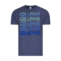 Vintage Denim Girl Power Peace Vintage Tee - Bettercallsaul