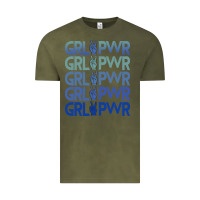 Vintage Olive Girl Power Peace Vintage Tee - Bettercallsaul