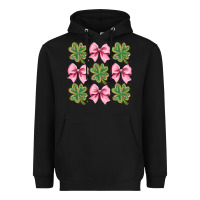 Black clover bow Heavyweight Hoodie - CowhideDigitalArt