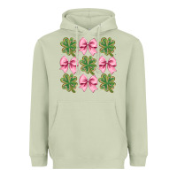Matcha clover bow Heavyweight Hoodie - CowhideDigitalArt