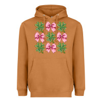Meerkat clover bow Heavyweight Hoodie - CowhideDigitalArt