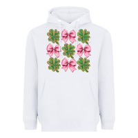 White clover bow Heavyweight Hoodie - CowhideDigitalArt