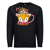 Black coffee cups animal Premium Sweatshirt - CowhideDigitalArt