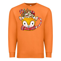 Carrot coffee cups animal Premium Sweatshirt - CowhideDigitalArt