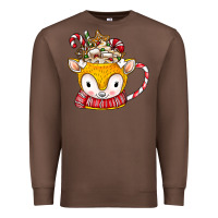 Chestnut coffee cups animal Premium Sweatshirt - CowhideDigitalArt
