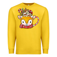 Lemon coffee cups animal Premium Sweatshirt - CowhideDigitalArt