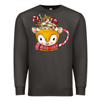 Smoke coffee cups animal Premium Sweatshirt - CowhideDigitalArt