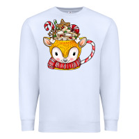 White coffee cups animal Premium Sweatshirt - CowhideDigitalArt