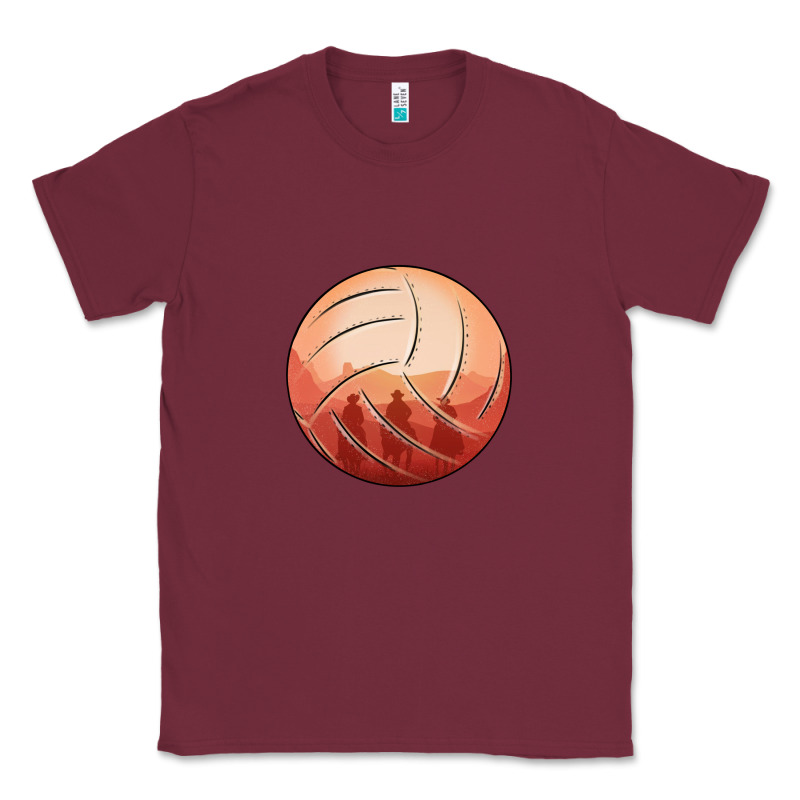 Cowboy Sunset Volleyball Classic Tee by Bettercallsaul | Teevron