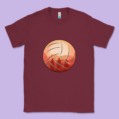 Cowboy Sunset Volleyball Classic Tee Designed By Bettercallsaul