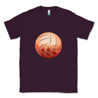 Plum Cowboy Sunset Volleyball Classic Tee - Bettercallsaul