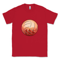 Red Cowboy Sunset Volleyball Classic Tee - Bettercallsaul