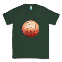 Sports Green Cowboy Sunset Volleyball Classic Tee - Bettercallsaul