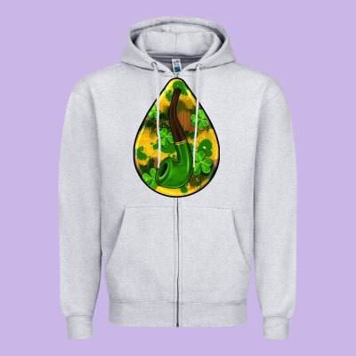 St.patrick's Teardrop Earrings Zipper Hoodie Designed By Fadigitalartstudio