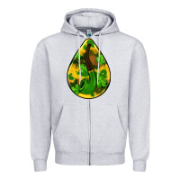 Heather Grey st.patrick's teardrop earrings Zipper Hoodie - FaDigitalArtStudio