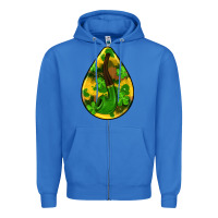 True Royal st.patrick's teardrop earrings Zipper Hoodie - FaDigitalArtStudio