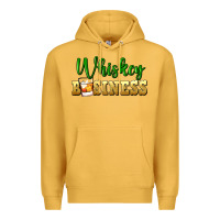 Mustard whiskey business St. Patricks Day Premium Hoodie - FaDigitalArtStudio
