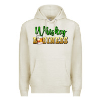 Oatmeal Heather whiskey business St. Patricks Day Premium Hoodie - FaDigitalArtStudio
