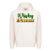 Pale Pink whiskey business St. Patricks Day Premium Hoodie - FaDigitalArtStudio