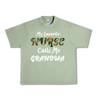 Oil Green My Favorite Nurse Calls Me Grandma Urban Heavy Tee - Bettercallsaul
