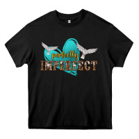 Black perfectly imperfect Heavy Core Tee - NancyCooperArtShop