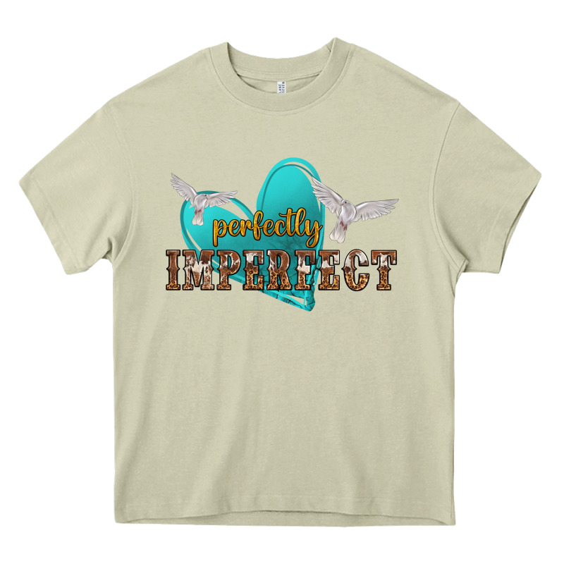 Perfectly Imperfect Heavy Core Tee by NancyCooperArtShop | Teevron