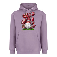 Lavender American Football Gnome Heavyweight Hoodie - CowhideDigitalArt