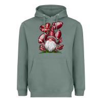 Sage American Football Gnome Heavyweight Hoodie - CowhideDigitalArt