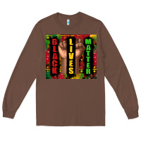 Chestnut black lives matter juneteenth Long Sleeve Tee - TumblerDesignByShophia