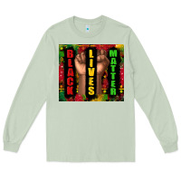 Matcha black lives matter juneteenth Long Sleeve Tee - TumblerDesignByShophia